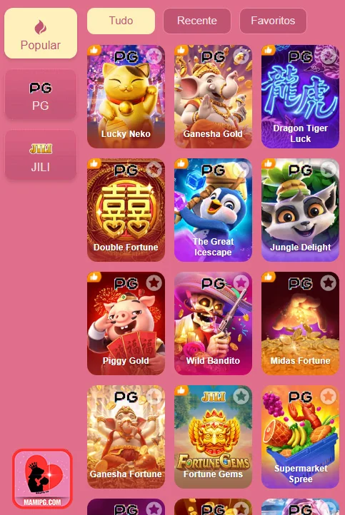 Jogador usando mamipg em smartphone com facilidade